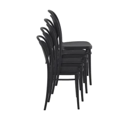 Marcel Chaise moderne empilable en polypropylène* Chaise De Cuisine|Chaise De Salle à Manger