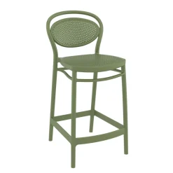 Marcel Tabouret snack moderne en polypropylène* Tabouret Snack (assise +/- 65 Cm)|Tabouret De Bar (assise +/- 80 Cm)