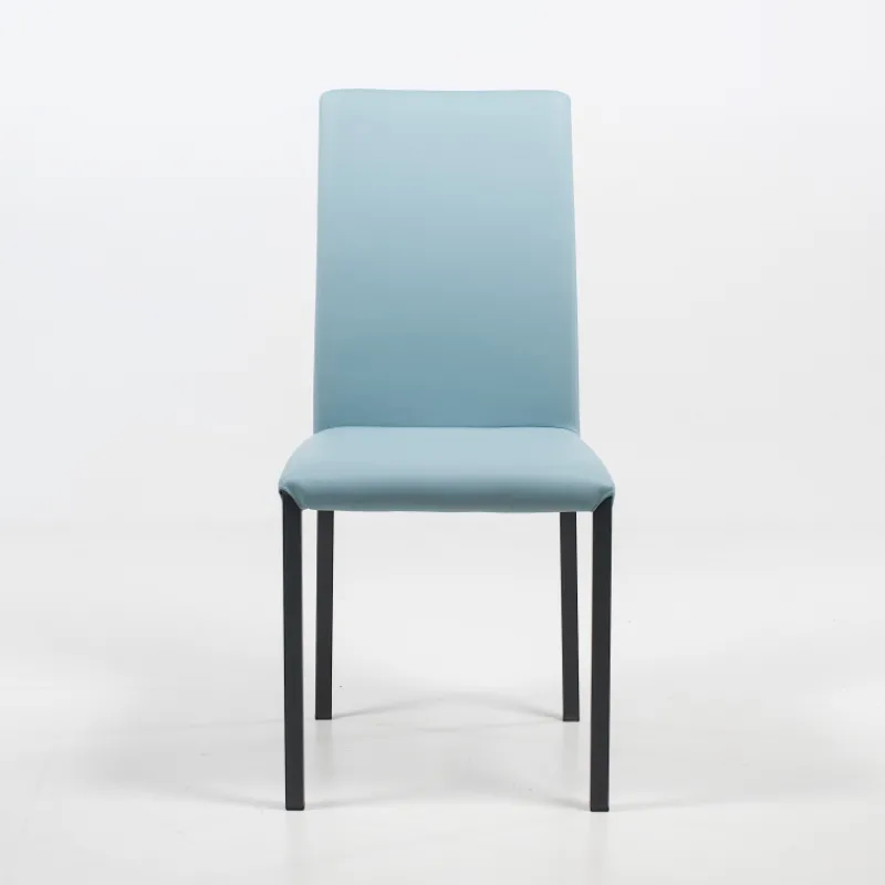 Peressini Marion H Chaise de salle à manger contemporaine en synthétique et métal* Chaise De Cuisine|Chaise De Salle à Manger