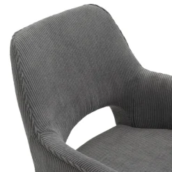 Marius Fauteuil cosy en tissu avec pieds en métal* Chaise De Salle à Manger|Chaise De Bureau