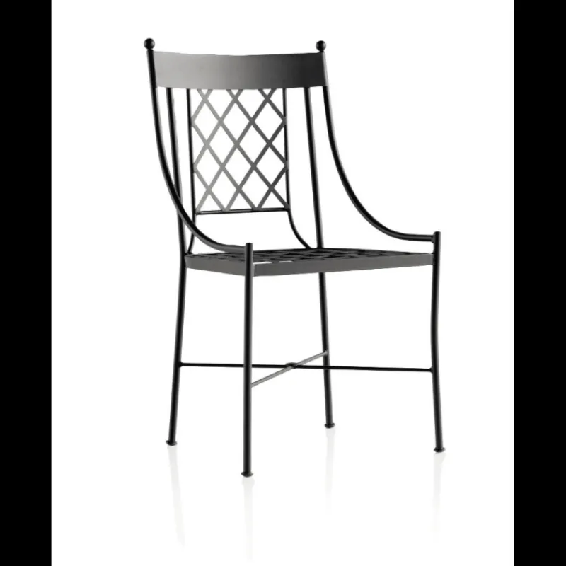 Jayso Marsella Chaise provençale en métal* Chaise De Cuisine|Chaise De Salle à Manger
