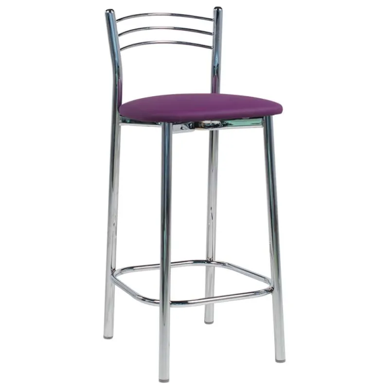 Bailen Marta Tabouret snack de cuisine en métal assise rembourrée* Tabouret Snack (assise +/- 65 Cm)|Tabouret De Bar (assise +/- 80 Cm)
