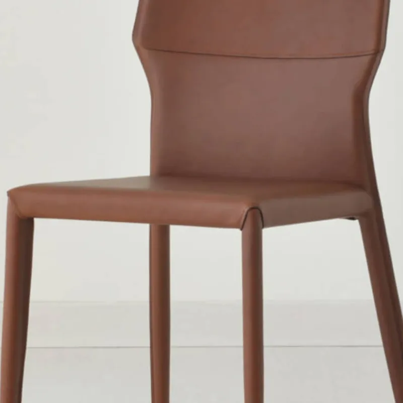 Airnova Maryl Chaise gainée contemporaine en croûte de cuir* Chaise De Salle à Manger