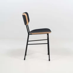Midj Master S ® Chaise rétro en fénix et métal* Chaise De Salle à Manger