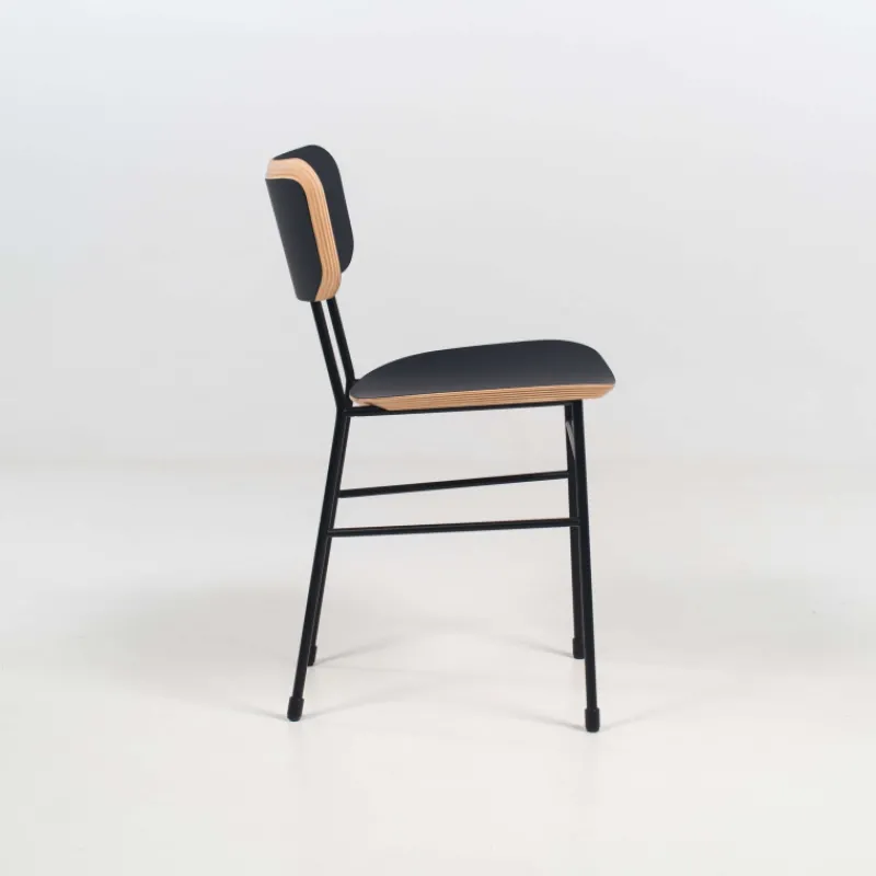 Midj Master S ® Chaise rétro en fénix et métal* Chaise De Salle à Manger