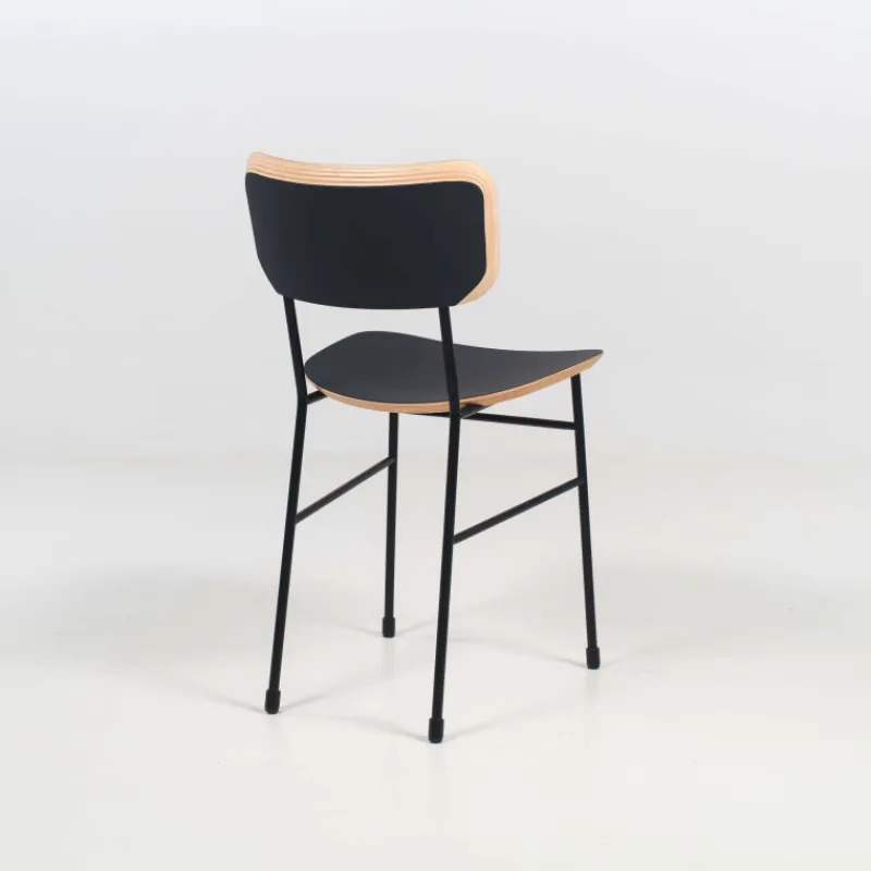 Midj Master S ® Chaise rétro en fénix et métal* Chaise De Salle à Manger