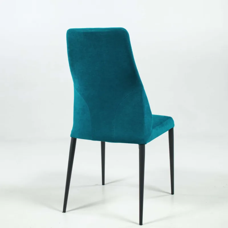 Europea Mathilde Chaise de salle à manger italienne moderne en tissu et métal* Chaise De Salle à Manger