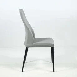 Europea Mathilde Chaise de séjour moderne italienne en synthétique et pieds en métal* Chaise De Cuisine|Chaise De Salle à Manger