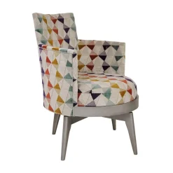 Paget Mathis Fauteuil pivotant Art Déco Made in France* Chaise De Salle à Manger|Chaise De Bureau