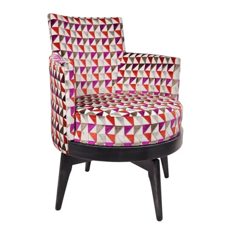 Paget Mathis Fauteuil pivotant Art Déco Made in France* Chaise De Salle à Manger|Chaise De Bureau