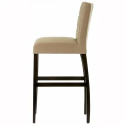 Sessio Matias 2 Tabouret de bar matelassé en bois et synthétique* Tabouret De Bar (assise +/- 80 Cm)