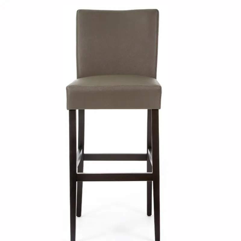 Sessio Matias Tabouret de bar en synthétique et bois* Tabouret De Bar (assise +/- 80 Cm)