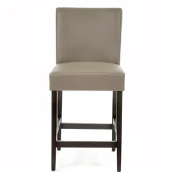 Sessio Matias Tabouret snack en synthétique et bois* Tabouret Snack (assise +/- 65 Cm)|Tabouret De Bar (assise +/- 80 Cm)