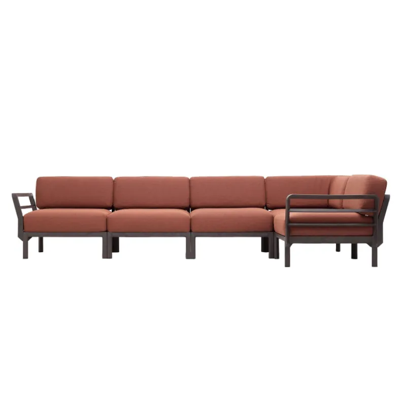 Maximo Canapé de jardin modulable 5 places* Fauteuil De Jardin