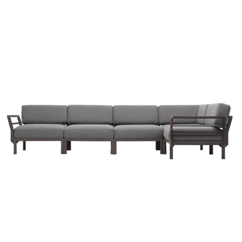 Maximo Canapé de jardin modulable 5 places* Fauteuil De Jardin