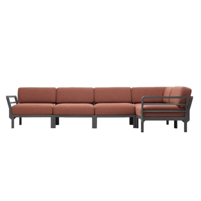 Maximo Canapé de jardin modulable 5 places* Fauteuil De Jardin
