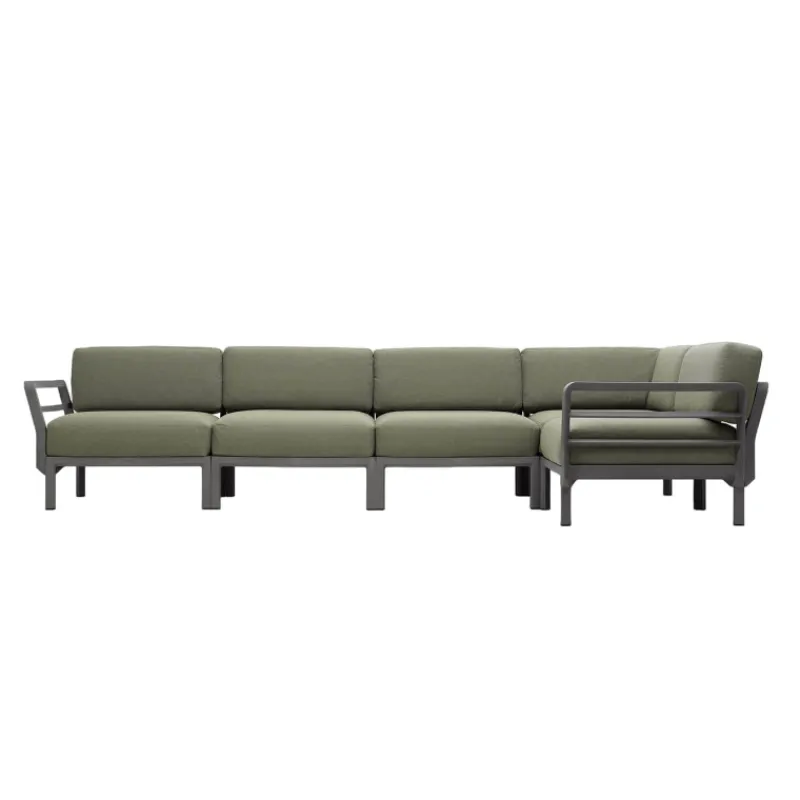 Maximo Canapé de jardin modulable 5 places* Fauteuil De Jardin