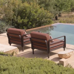 Maximo Fauteuil de jardin relax modulable avec accoudoirs* Fauteuil De Jardin