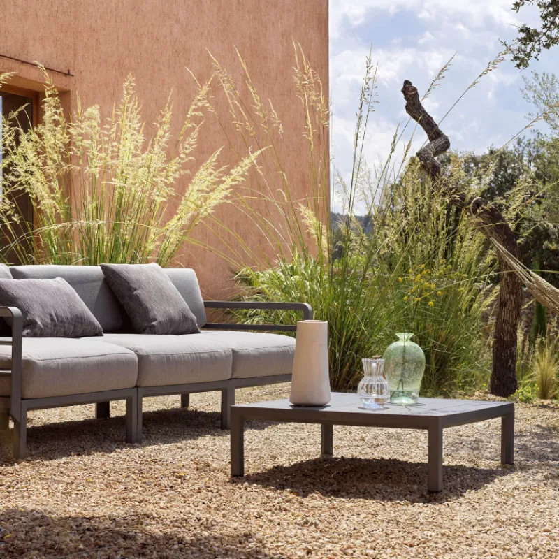 Maximo Table basse de jardin carrée en polypropylène recyclé* Table De Jardin