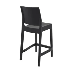 Maya Tabouret snack moderne empilable en polypropylène* Tabouret Snack (assise +/- 65 Cm)|Tabouret De Bar (assise +/- 80 Cm)