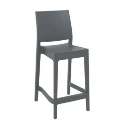 Maya Tabouret snack moderne empilable en polypropylène* Tabouret Snack (assise +/- 65 Cm)|Tabouret De Bar (assise +/- 80 Cm)