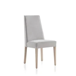Lujosa Mila Chaise contemporaine en tissu avec assise rembourrée* Chaise De Salle à Manger|Chaise Salon
