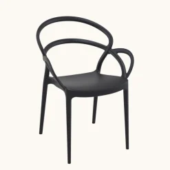 Mila Fauteuil de jardin design en polypropylène* Chaise De Jardin|Fauteuil De Jardin