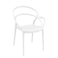 Mila Fauteuil de jardin design en polypropylène* Chaise De Jardin|Fauteuil De Jardin