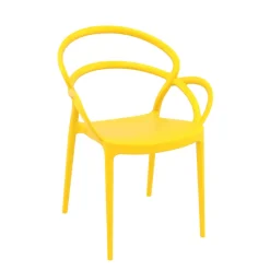 Mila Fauteuil de jardin design en polypropylène* Chaise De Jardin|Fauteuil De Jardin