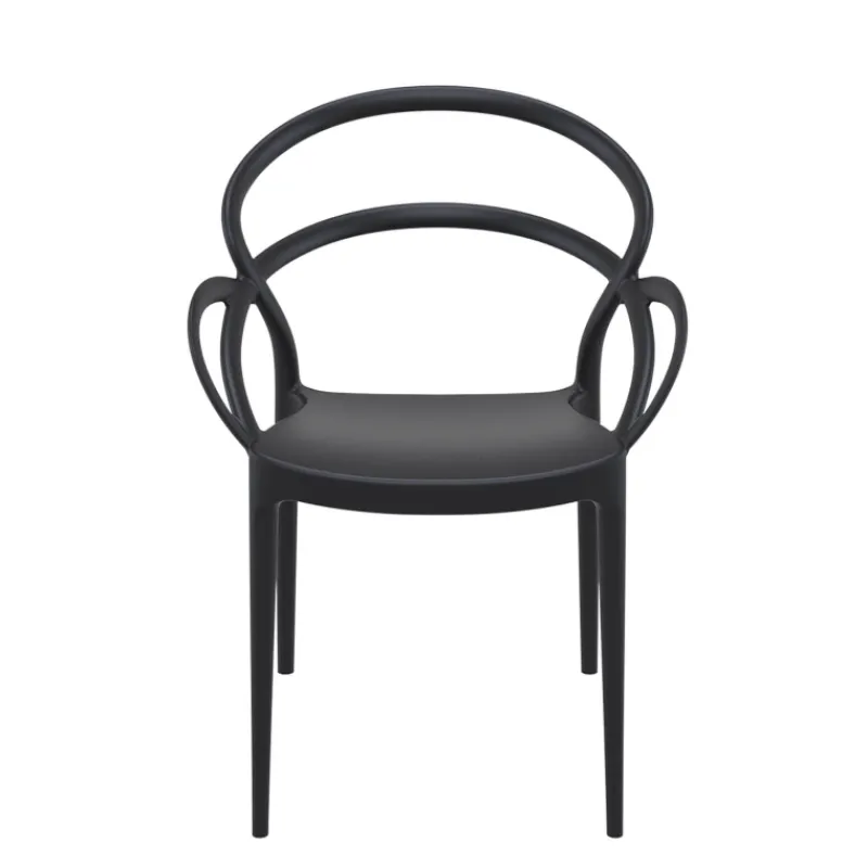 Mila Fauteuil de jardin design en polypropylène* Chaise De Jardin|Fauteuil De Jardin