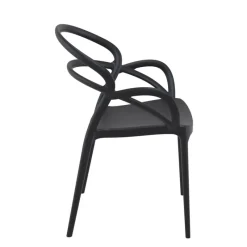 Mila Fauteuil de jardin design en polypropylène* Chaise De Jardin|Fauteuil De Jardin