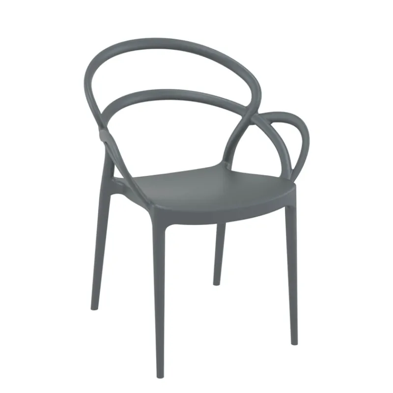Mila Fauteuil de jardin design en polypropylène* Chaise De Jardin|Fauteuil De Jardin