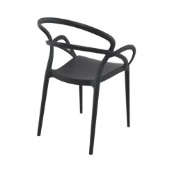 Mila Fauteuil design empilable en polypropylène* Chaise De Cuisine|Chaise De Salle à Manger