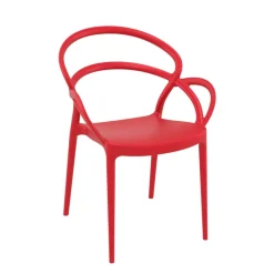 Mila Fauteuil design empilable en polypropylène* Chaise De Cuisine|Chaise De Salle à Manger