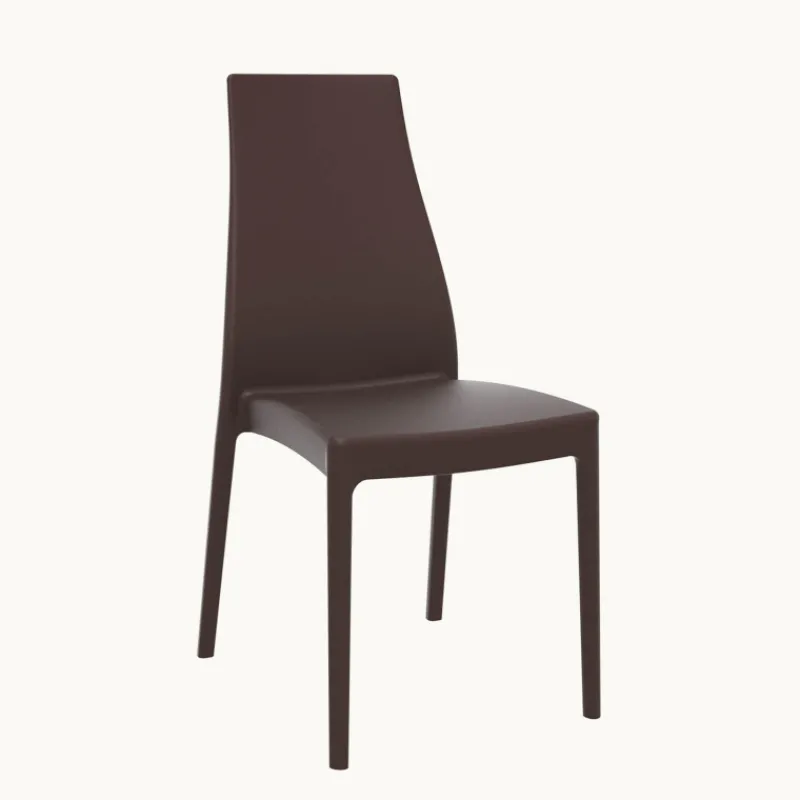 Miranda Chaise empilable en polypropylène* Chaise De Cuisine|Chaise De Salle à Manger