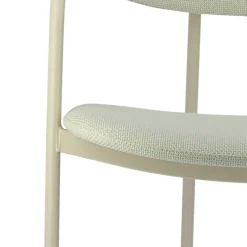 Perfecta Mirror Chaise moderne en tissu avec accoudoirs et pieds en métal* Chaise De Salle à Manger|Chaise Salon