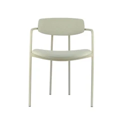 Perfecta Mirror Chaise moderne en tissu avec accoudoirs et pieds en métal* Chaise De Salle à Manger|Chaise Salon