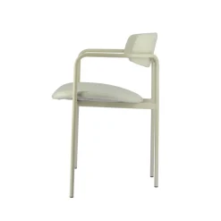 Perfecta Mirror Chaise moderne en tissu avec accoudoirs et pieds en métal* Chaise De Salle à Manger|Chaise Salon