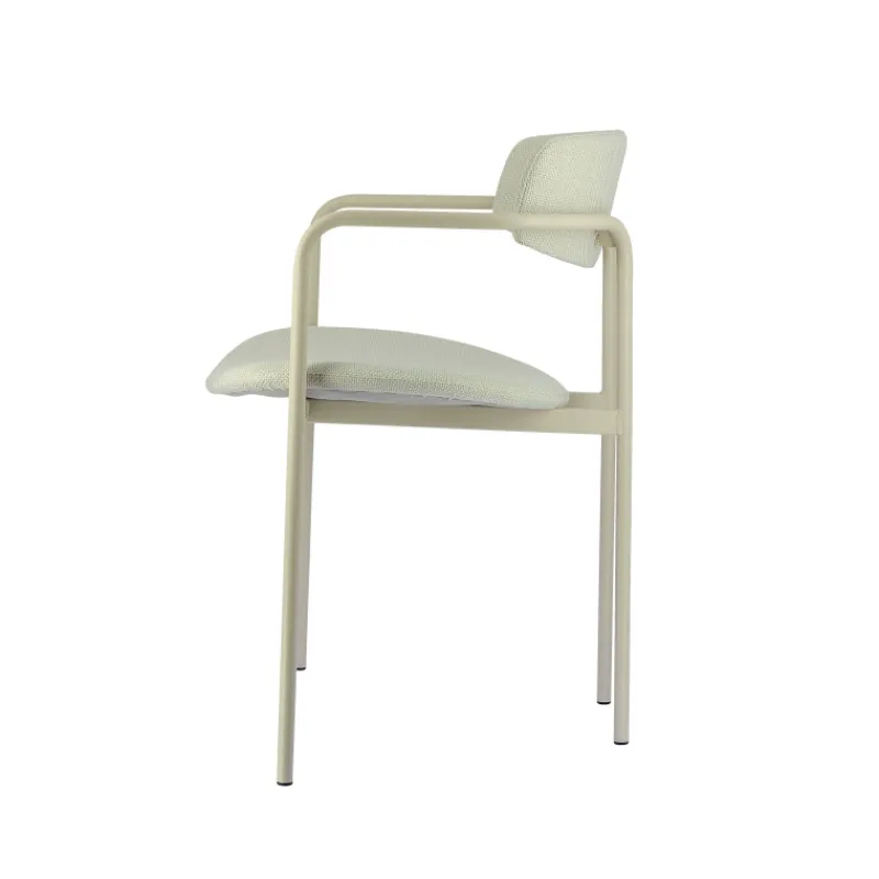 Perfecta Mirror Chaise moderne en tissu avec accoudoirs et pieds en métal* Chaise De Salle à Manger|Chaise Salon