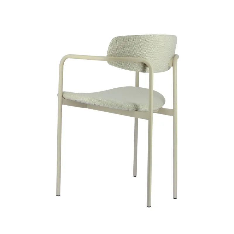 Perfecta Mirror Chaise moderne en tissu avec accoudoirs et pieds en métal* Chaise De Salle à Manger|Chaise Salon