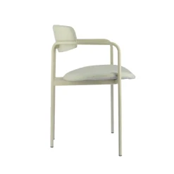 Perfecta Mirror Chaise moderne en tissu avec accoudoirs et pieds en métal* Chaise De Salle à Manger|Chaise Salon