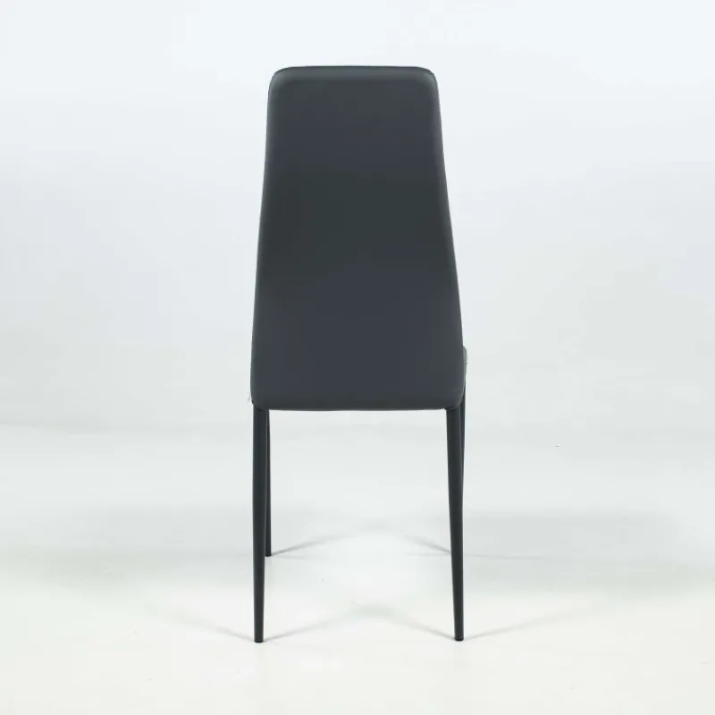 Europea Mirta Chaise de salle à manger italienne en synthétique et métal* Chaise De Cuisine|Chaise De Salle à Manger