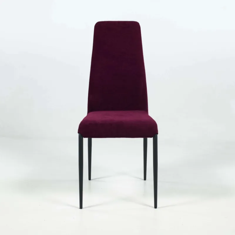 Europea Mirta Chaise de séjour moderne en tissu et pieds en métal* Chaise De Salle à Manger