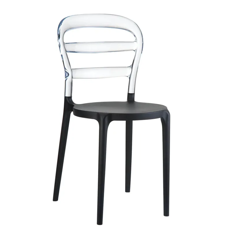 Miss Bibi Chaise moderne en polycarbonate transparent et polypropylène* Chaise De Cuisine|Chaise De Salle à Manger
