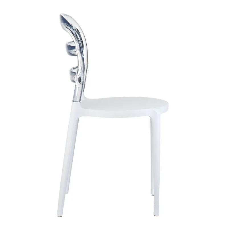 Miss Bibi Chaise moderne en polycarbonate transparent et polypropylène* Chaise De Cuisine|Chaise De Salle à Manger