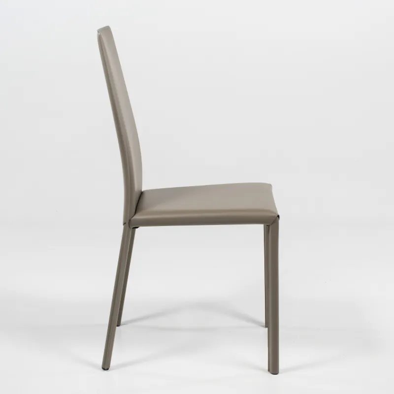 Airnova Monica Chaise de séjour italienne en croûte de cuir* Chaise De Salle à Manger
