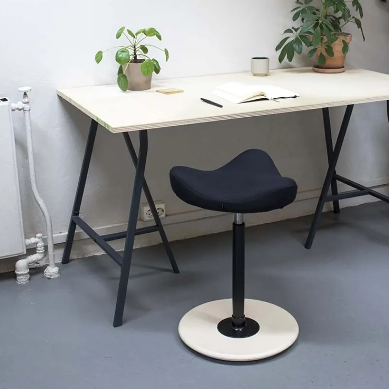 Varier Move ® Tabouret ergonomique réglable en tissu* Tabouret Snack (assise +/- 65 Cm)|Tabouret De Bar (assise +/- 80 Cm)