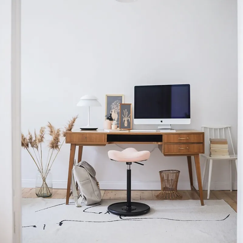 Varier Move ® Tabouret ergonomique réglable en tissu* Tabouret Snack (assise +/- 65 Cm)|Tabouret De Bar (assise +/- 80 Cm)