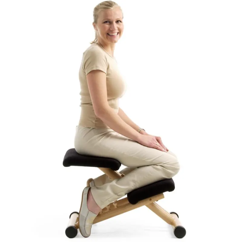 Varier Multi ® Siège de bureau ergonomique en tissu et bois* Chaise De Bureau|Chaise Salon