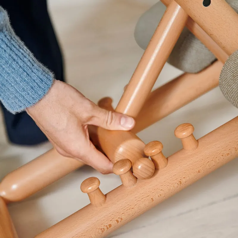 Varier Multi ® Siège de bureau ergonomique en tissu et bois* Chaise De Bureau|Chaise Salon